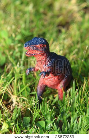 dinosaur in the grass