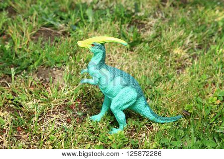 dinosaur in the grass
