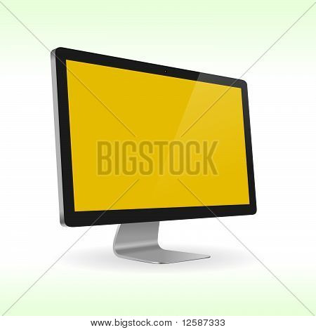 Monitor LCD, izolované pro prezentace