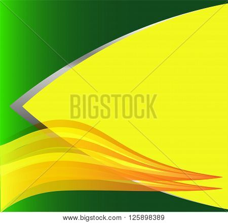 Vector elements on Green business background design