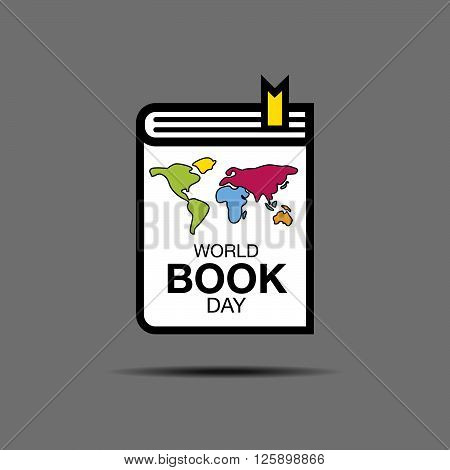 world book and copyright day, icon logo