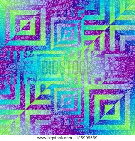 Seamless background pattern. Abstract grunge geometric pattern.