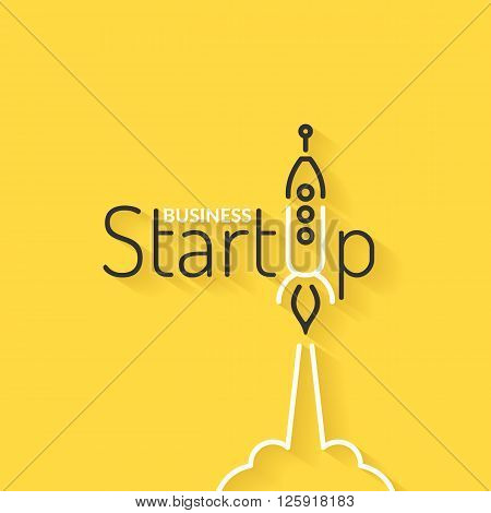 Start up. Income and success. Business infographics. Icons and illustrations for design website infographic poster advertising.