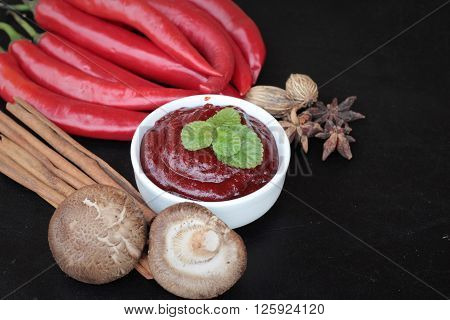 Korean red pepper gochujang delicious for cooking