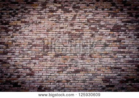 Old Grunge Brick Wall Background