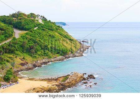 View of a beautiful bay Puket in Thailand