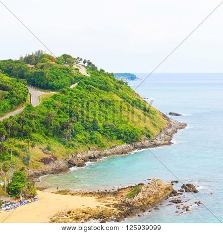View of a beautiful bay Puket in Thailand