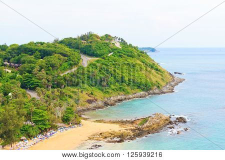 View of a beautiful bay Puket in Thailand