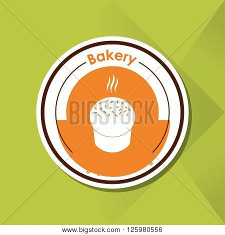 Bakery concept with bread icon design, vector illustration 10 eps graphic.