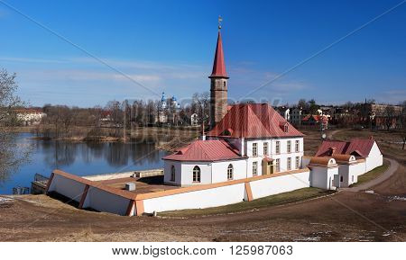 Priory Palace Priory is situated in the south-eastern shore of the Black Lake. Built in 1799 for Paul I
