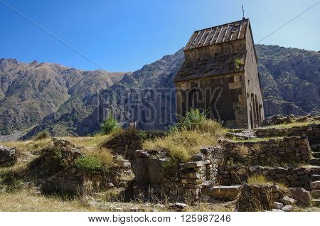 Zorats Church. Armenian Warrior's Church. Yeghegis, Armenia