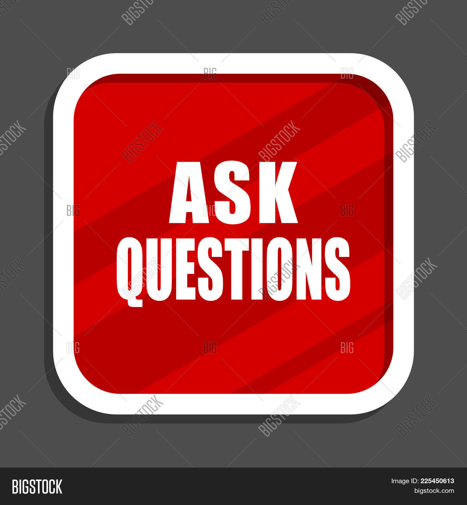 Ask Questions Icon Image Photo Free Trial Bigstock