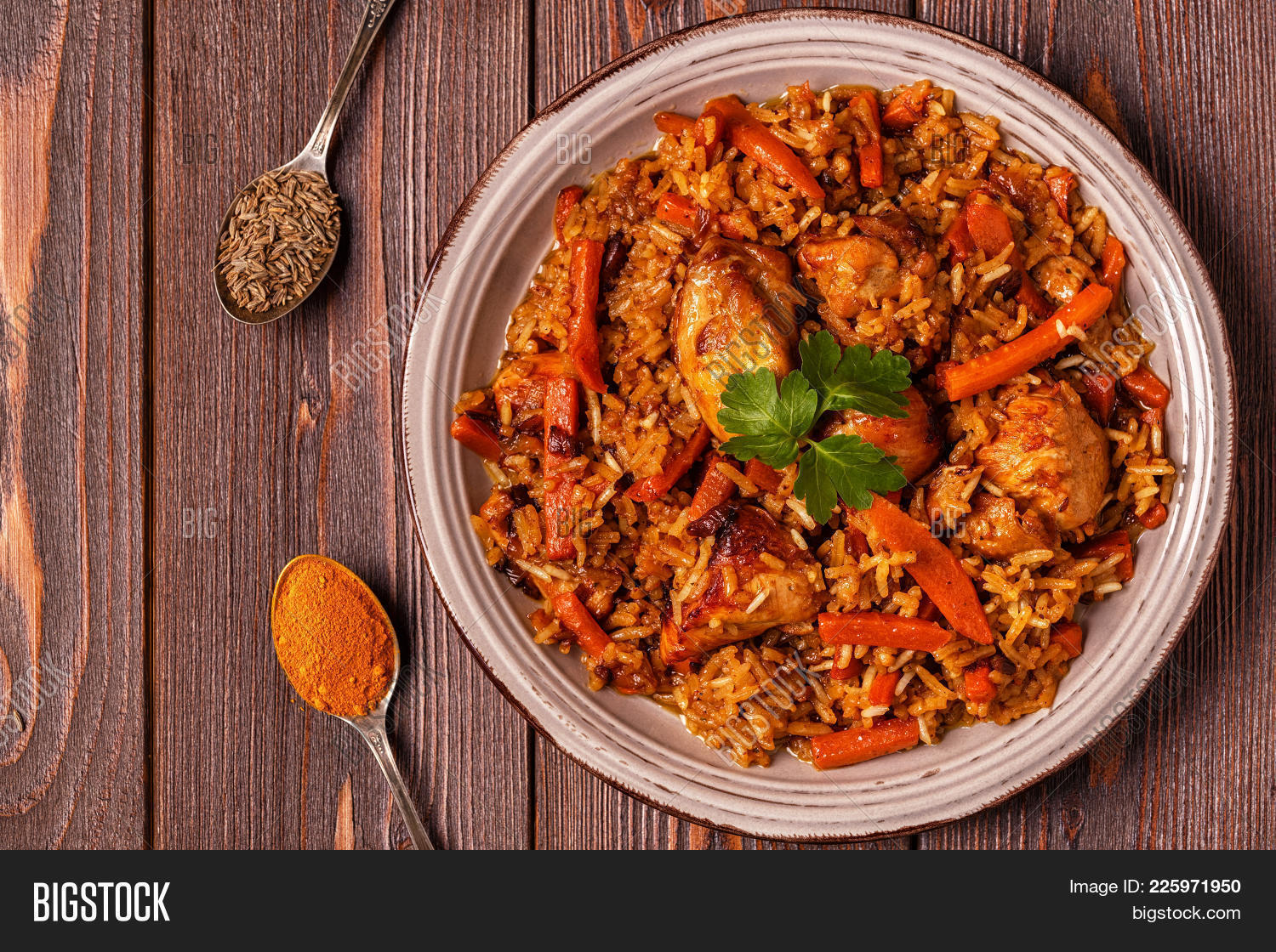 Pilaf (biryani) On Image & Photo (Free Trial) Bigstock