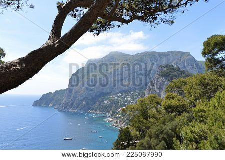view of mountain resort city  near sea