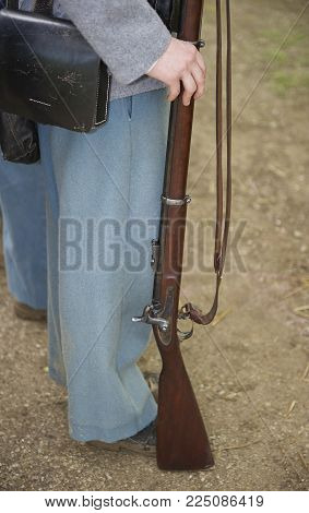 American Civil War Springfield 1861 rifled infantry soldier's weapon