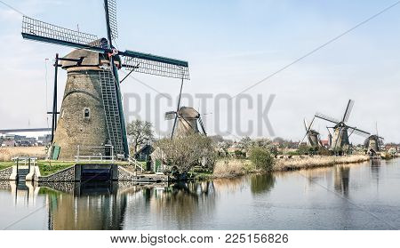Mill network at Kinderdijk - Elshout, Netherlands