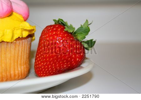 Jahody a Muffin