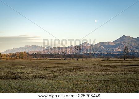 View to the Murnauer Moos in Bavaria