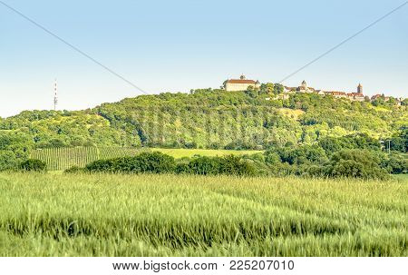 spring time around Waldenburg, a town in Hohenlohe located in Southern Germany
