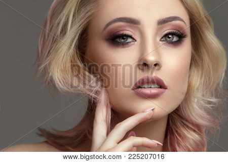 Beauty Portrait Of Sensual Woman.