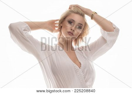 Beauty Portrait Of Sensual Woman.