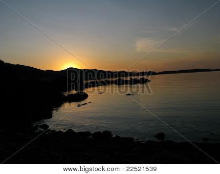 Solnedgang i Menorca