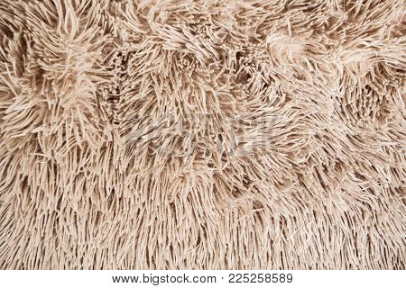The Texture Of Fluffy Synthetic Wellsoft Fabric