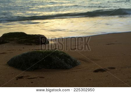 Beautiful Beach Bang Niang Beach Nature ,summer Background ,thailand