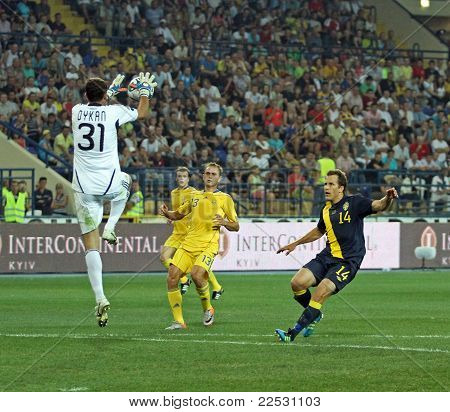 Ucraina - Svezia squadre nazionali di calcio partita