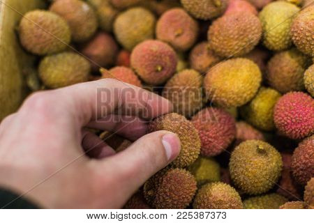 lychee on the market lychee choice for cooking