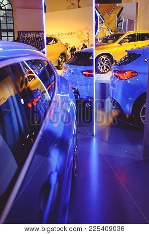 Stand New Bmw X2 At The Show