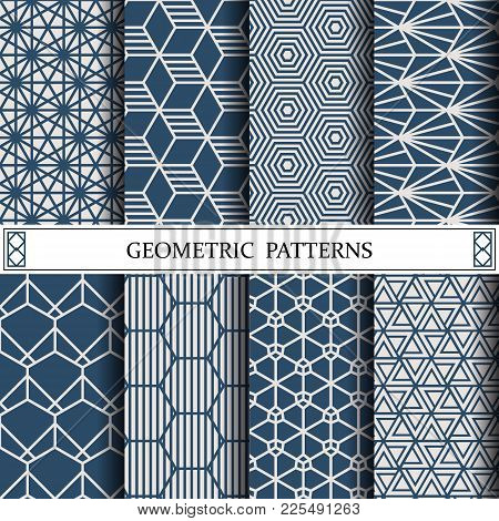 Hexagon Geometric Vector Pattern,pattern Fills, Web Page, Background, Surface And Textures