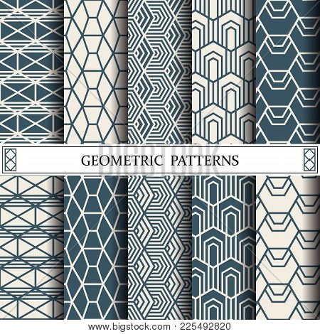 Hexagon Geometric Vector Pattern,pattern Fills, Web Page, Background, Surface And Textures