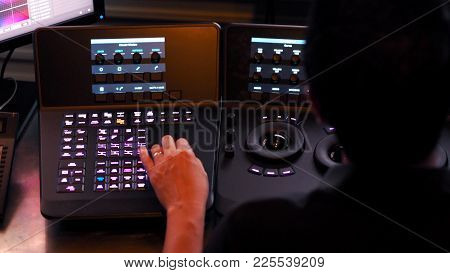 Telecine Controller Machine For Edit Color On Digital Video