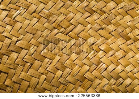 Woven Straw Texture