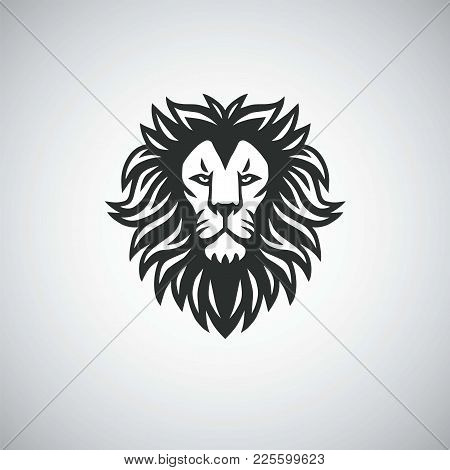 lion logo sharp eyes