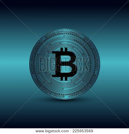 Bitcoin Coin For Advertisment Bitcoin Or Other Cryptocurrency.