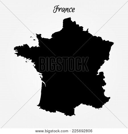 Map Of France. Vector Illustration. World Map