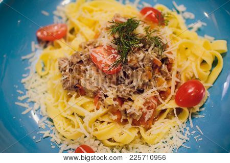 Chicken Goulash With Macaroni And Carrots Food