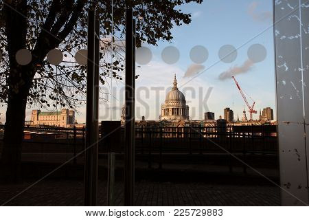 View Of The River Thames From The Globe Theater