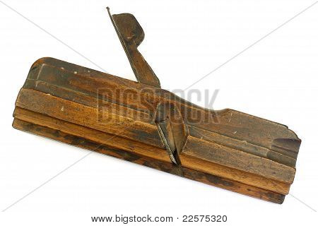 ancien avion de feuillure en bois vintage