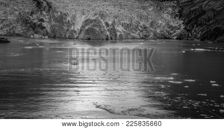 Sawyer Glacier At Tracy Arm Fjord In Alaska Panhandle
