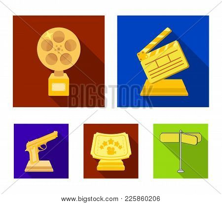 Gold Pistol, Silver Prize For The Best Supporting Role And Other Prizes.movie Awards Set Collection 