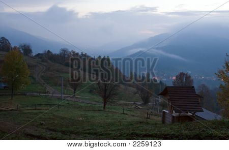 Berg Morgen