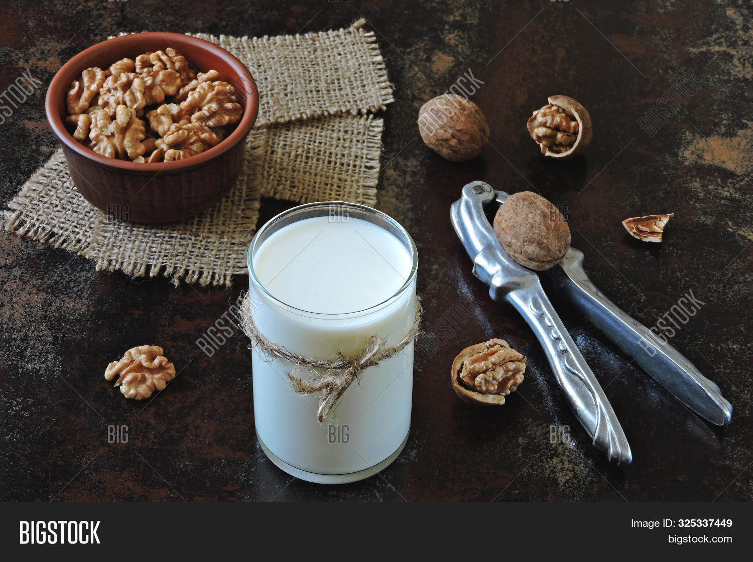 Walnut Milk. Walnuts Image & Photo (Free Trial) Bigstock