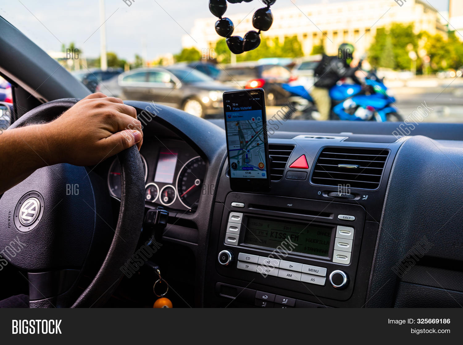Car Dashboard View Image & Photo (Free Trial) Bigstock