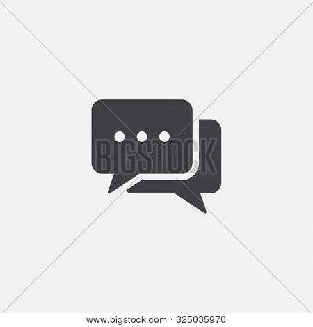 Conversation Icon Design Vector, Meticulously Designed Conversation, Chat Icon Illustration, Speech 