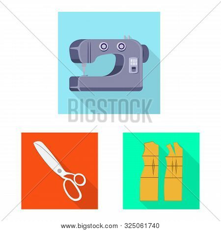 Vector Illustration Of Craft And Handcraft Sign. Set Of Craft And Industry Stock Vector Illustration