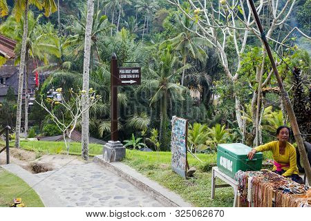 Indonesia Bali Sept 20, 2019 Gunung Kawi Temple In Ubud,