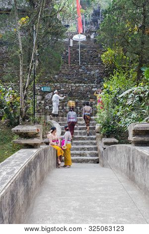 Indonesia Bali Sept 20, 2019 Gunung Kawi Temple In Ubud,